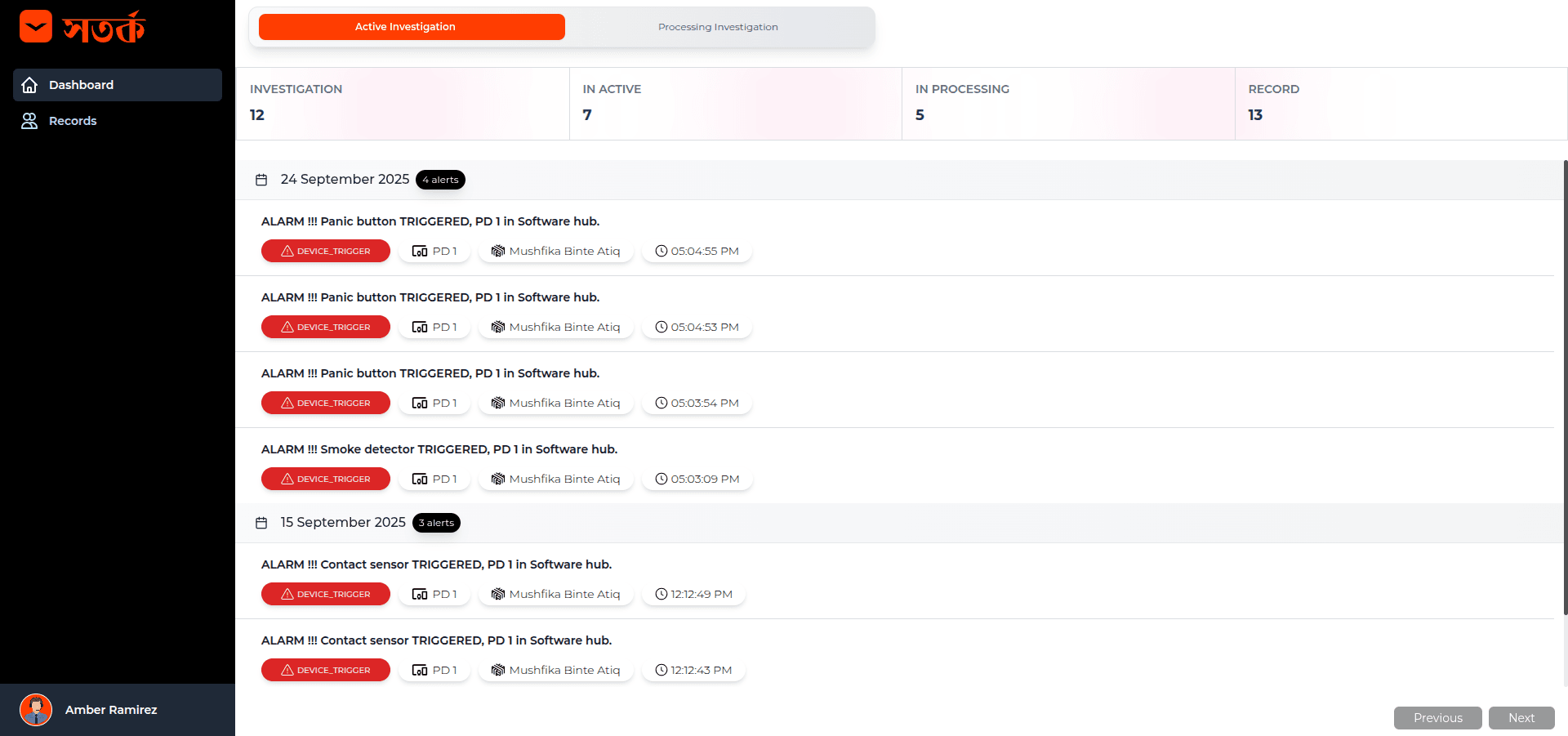 Satarko Monitoring App